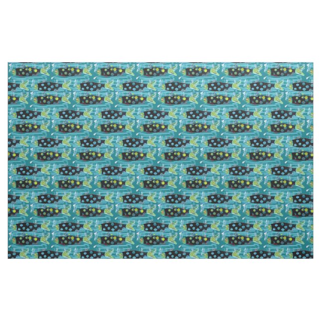 migrating fish #2 Thunder_Cove any colour Fabric (Fat Quarter)