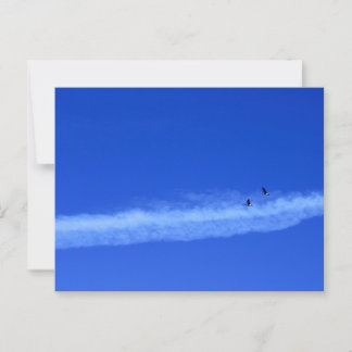 Migrating Pair of Geese Postcard