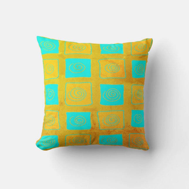 Migration Throw Pillow (Front)