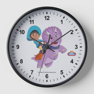 Miguel and Tango   Dino Ranch Clock