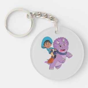 Miguel and Tango Dino Ranch Key Ring