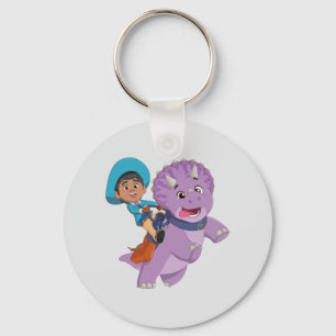Miguel and Tango Dino Ranch Key Ring
