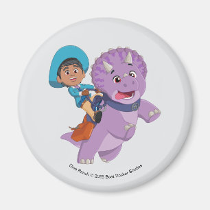 Miguel and Tango   Dino Ranch Magnet