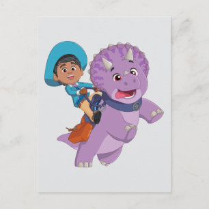 Miguel and Tango   Dino Ranch Postcard