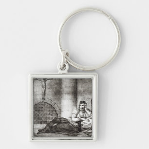 Miguel de Cervantes Saavedra Key Ring