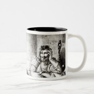Miguel de Cervantes Saavedra Two-Tone Coffee Mug