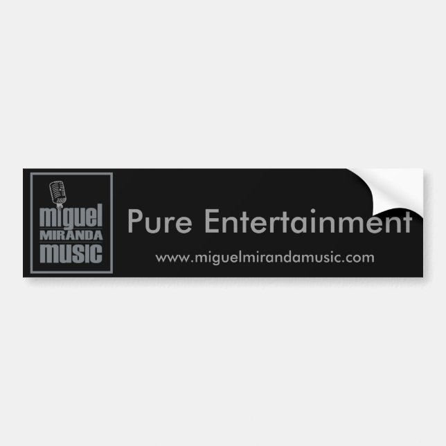 Miguel Music Bumper Sticker (Front)