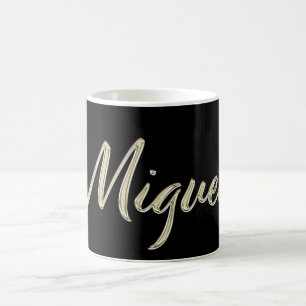 Miguel Name whitegold Tasse Teetasse Coffee Mug