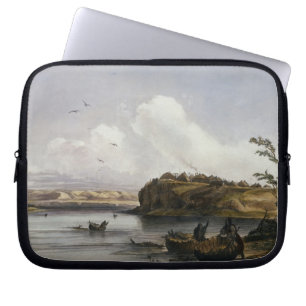 Mih-Tutta-Hankush, a Mandan Village, plate 16 from Laptop Sleeve