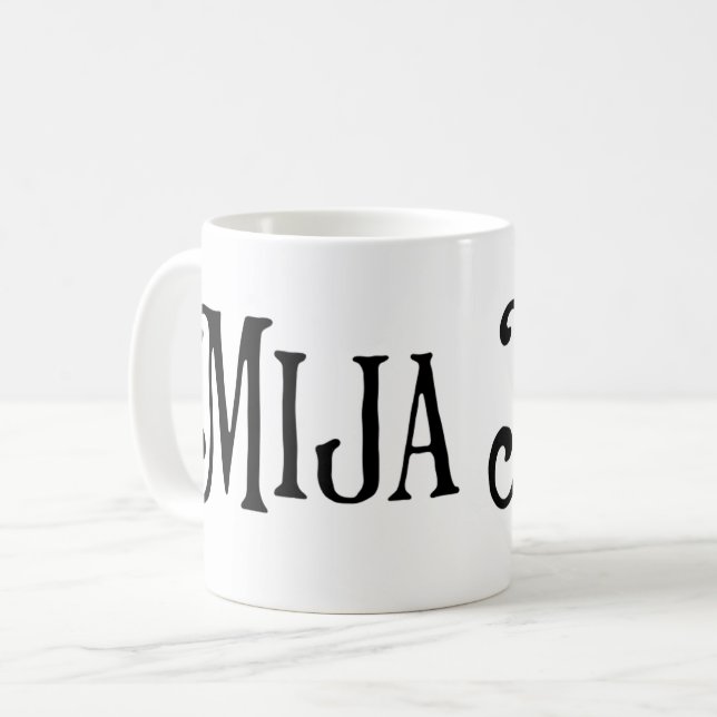 Mija  coffee mug (Front Left)