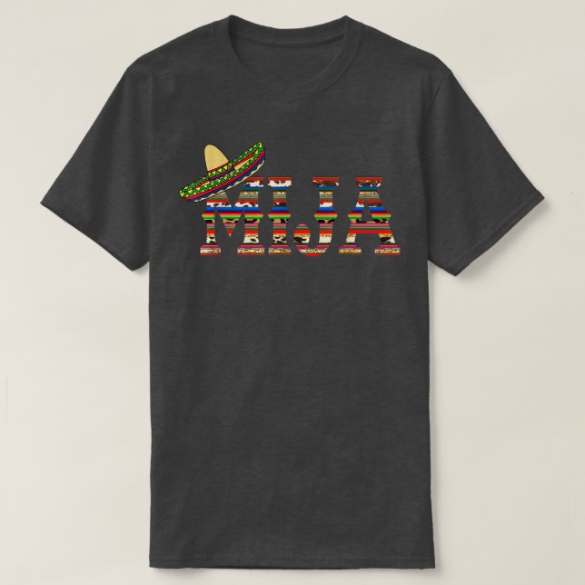 Mija Latina Women Girls Cinco de Mayo Spanish Mexi T-Shirt (Design Front)