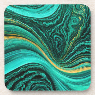 “Mijas” Layers of sapphire and sunshine  Coaster