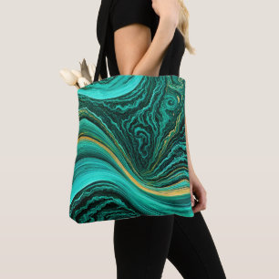 “Mijas” Layers of sapphire and sunshine Tote Bag