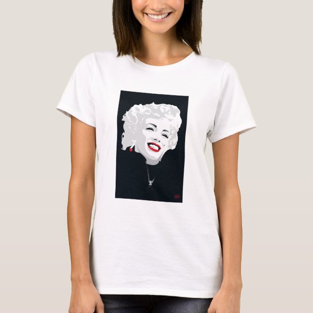 MIK05BW Miki Marilyn.tif T-Shirt (Front)