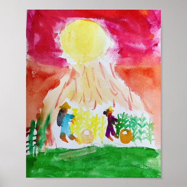 Mika Aiko Harvest Time Poster (Front)