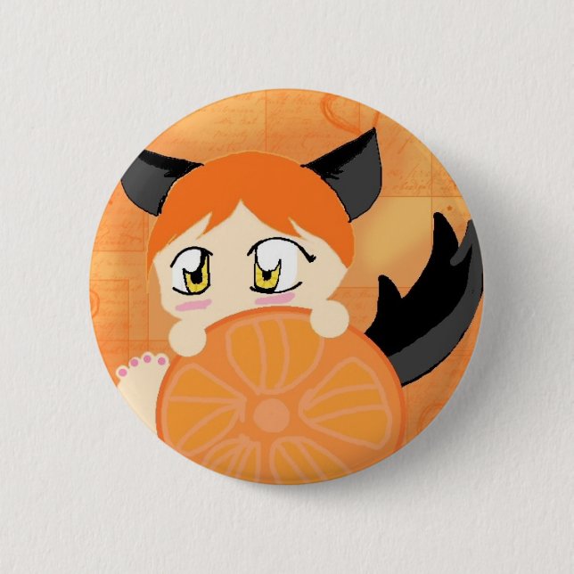Mika Sky 6 Cm Round Badge (Front)