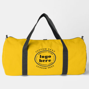 Mikado Yellow Company Logo Business Promotion Duffle Bag
