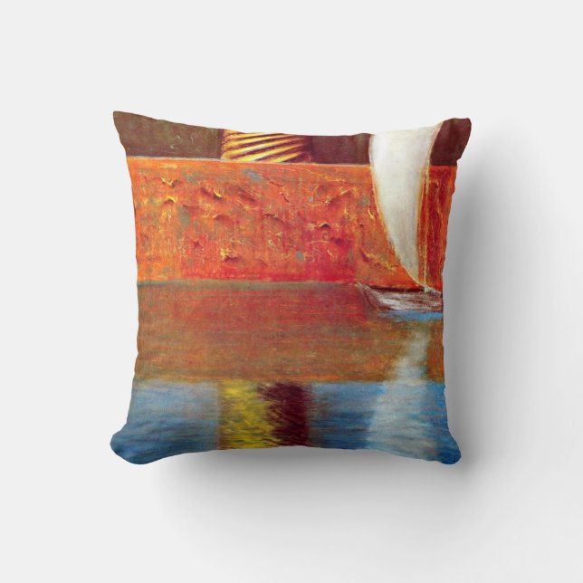 Mikalojus Ciurlionis: Rex I symbolism artwork Cushion (Front)