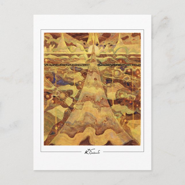 Mikalojus Konstantinas Ciurlionis #14 - Fine Ar… Postcard (Front)