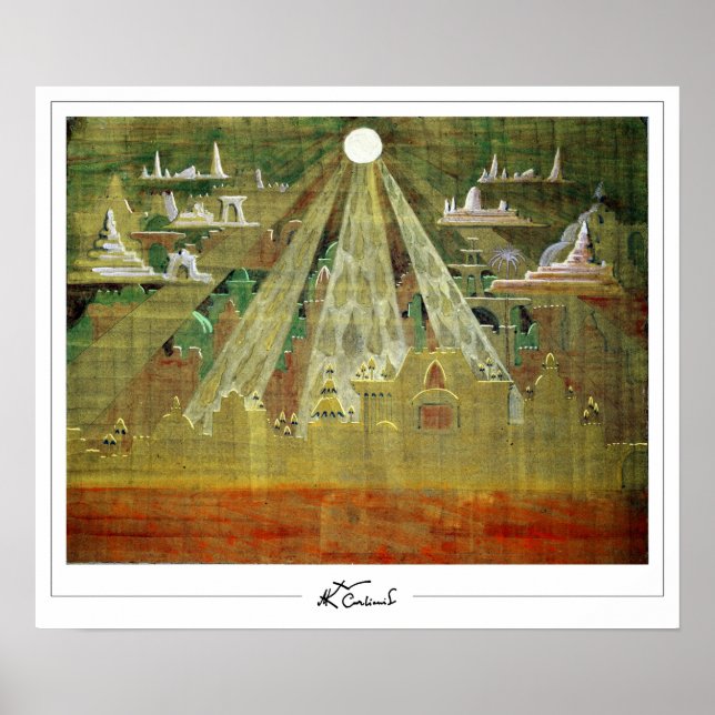 Mikalojus Konstantinas Ciurlionis Zedign Art Post… Poster (Front)