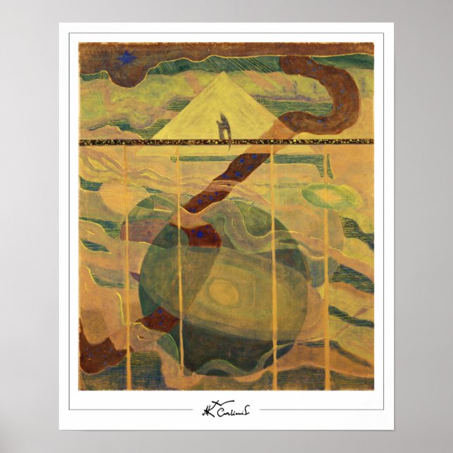 Mikalojus Konstantinas Ciurlionis Zedign Art Post… Poster (Front)