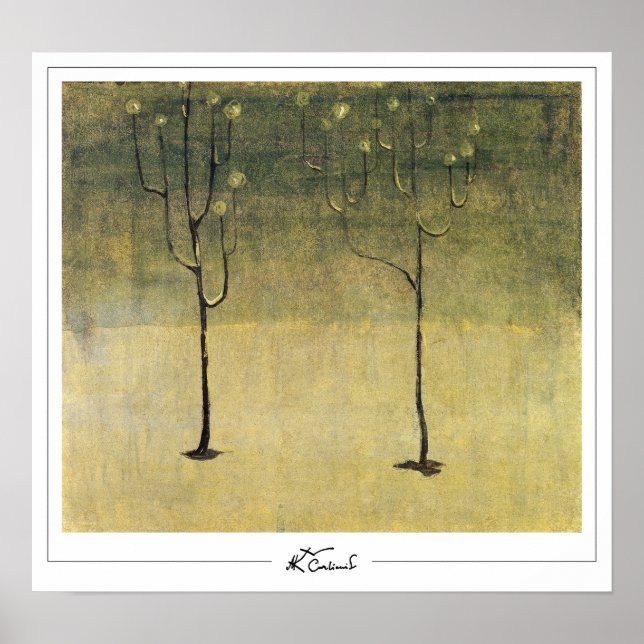 Mikalojus Konstantinas Ciurlionis Zedign Art Post… Poster (Front)