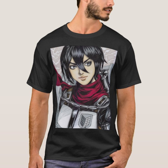 Mikasa Ackerman T-Shirt (Front)