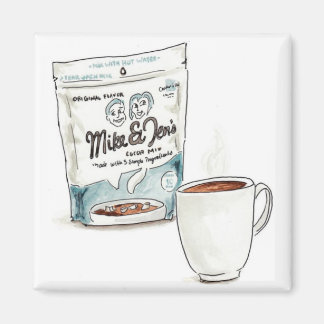 Mike and Jen's Cocoa Magnet