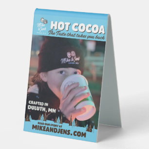 Mike and Jen's Cocoa Table Tent 2