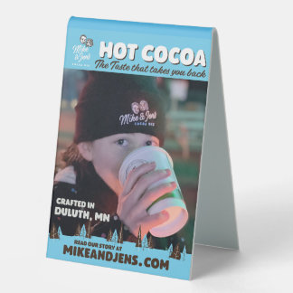 Mike and Jen's Cocoa Table Tent 2