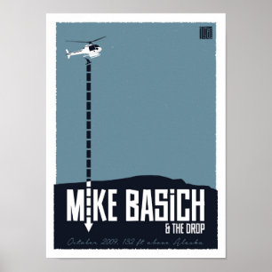 Mike Basich Heli Drop Poster