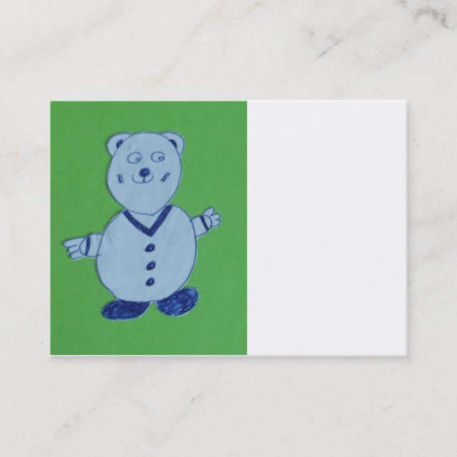 Mike Chubby Business Cards, 8.9 cm x 6.4 cm Card (Front)