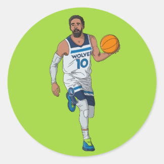 Mike Conley - Minnesota Basketball  Classic Round Sticker