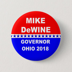 Mike DeWine Governor Ohio 2018 6 Cm Round Badge