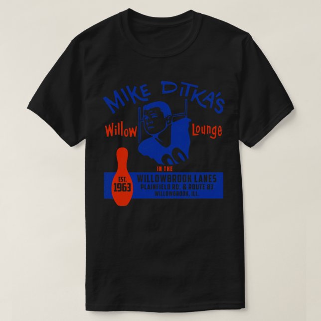 Mike Ditkas Willow Lounge Bowling T-Shirt (Design Front)