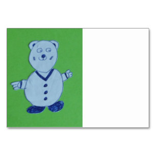 Mike Horizontal 3.5" x 5" Tablecard Table Number