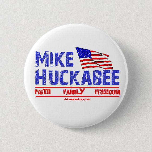 Mike Huckabee 6 Cm Round Badge (Front)