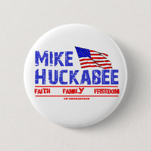 Mike Huckabee 6 Cm Round Badge