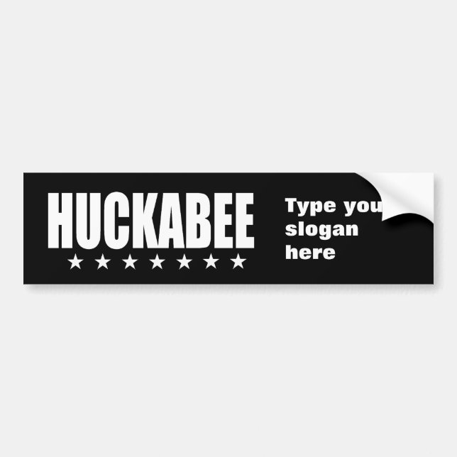 MIKE HUCKABEE Election Gear Bumper Sticker (Front)