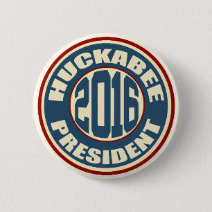 Mike Huckabee for President in 2016 6 Cm Round Badge
