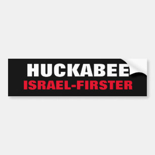 Mike Huckabee Israel Firster Traitor USA Pollard Bumper Sticker