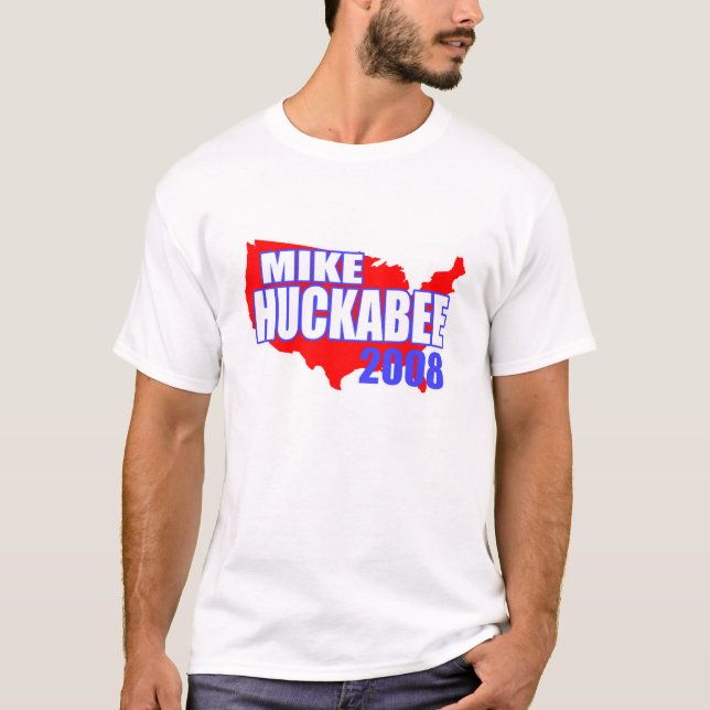Mike Huckabee Red America 2008 T-shirt (Front)