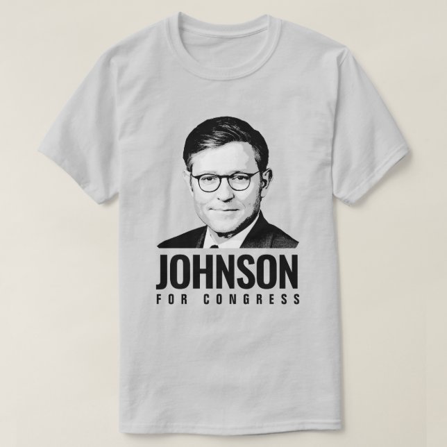 Mike Johnson for Congress T-Shirt (Design Front)