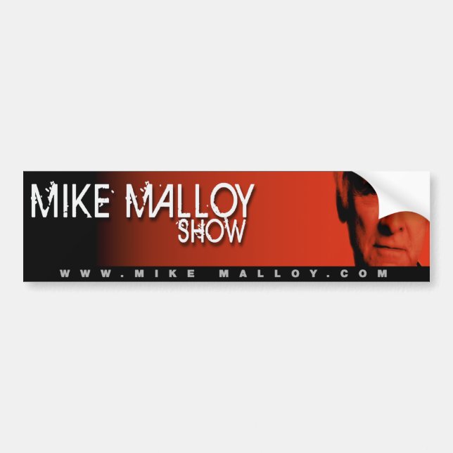 MIKE MALLOY BUMPERSTICKER BUMPER STICKER (Front)