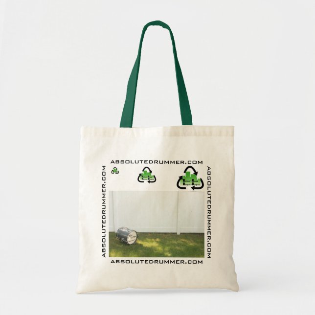 Mike McPhee/absolutedrummer "Take Responsibility" Tote Bag (Front)
