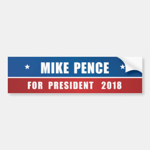 Mike Pence for President 2018 Bumper Sticker