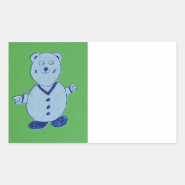 Mike Rectangular Sticker (Front)