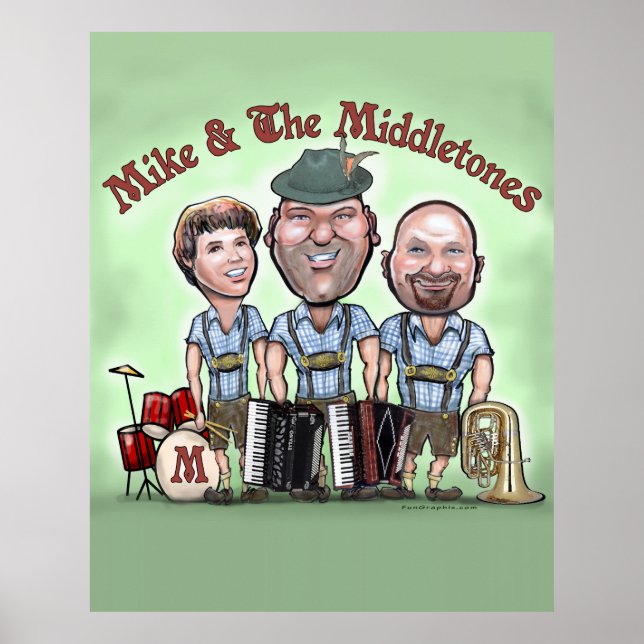 Mike & The Middletones Poster (Front)
