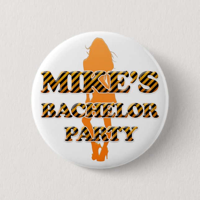 Mike's Bachelor Party 6 Cm Round Badge (Front)