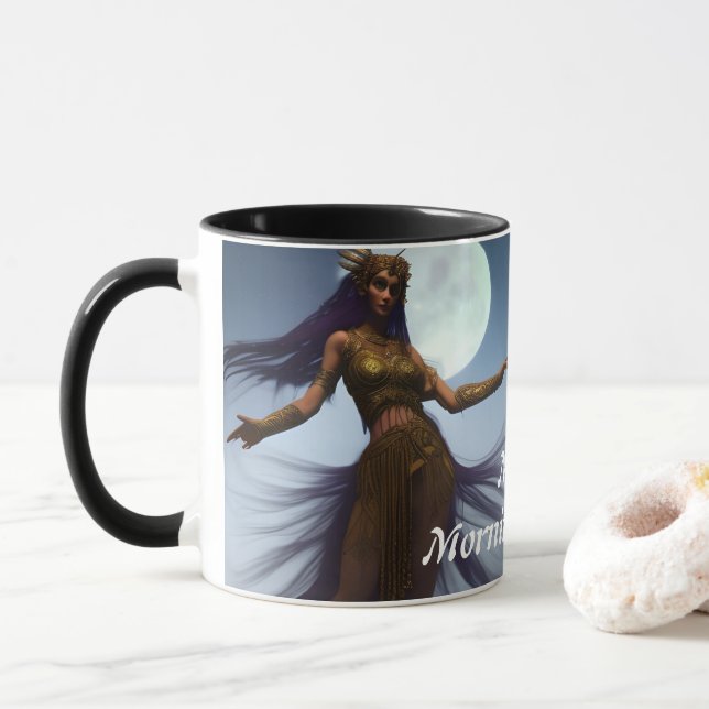 Mike's Morning Caffeine Personalised Customisable Mug (With Donut)